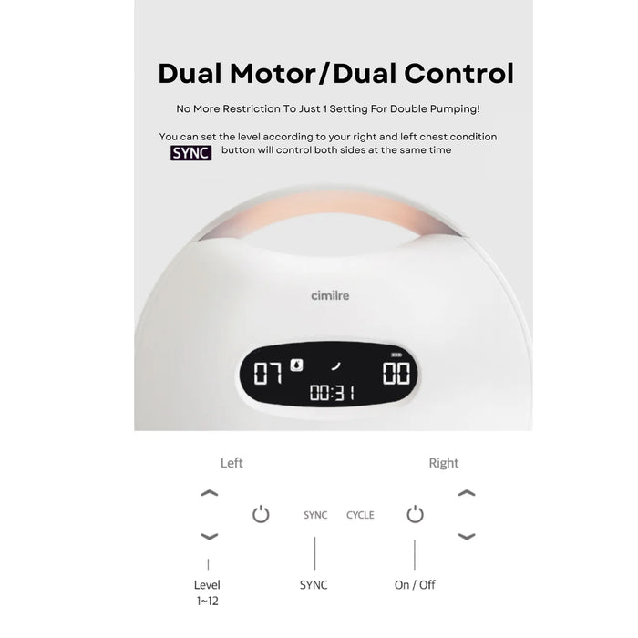 Cimilre S7 Dual Pro - Dual Motor Pump 6 months Local Warranty