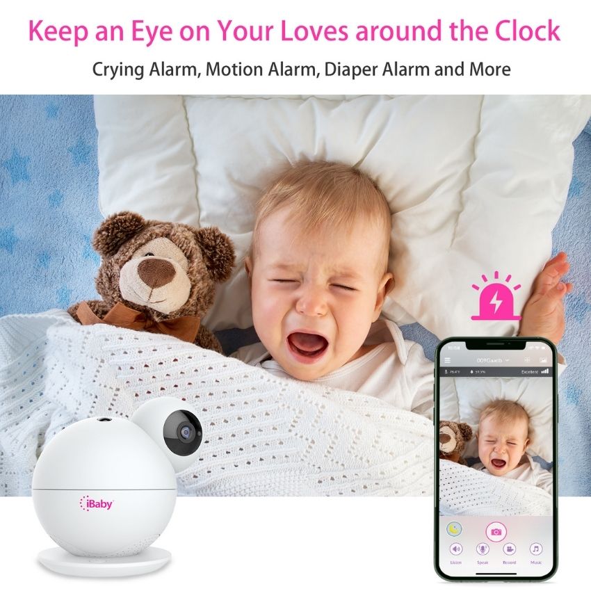 iBaby Monitor M8, Smart Baby Monitor - 6 months Local Warranty