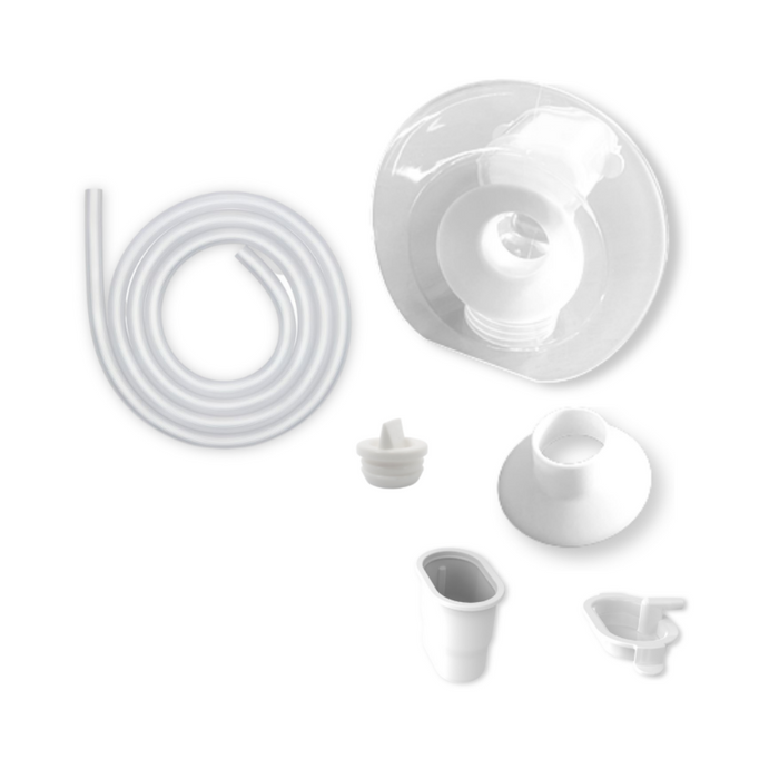 Wide Neck Free-T Breast Shield (Flange) Set with 24mm & 27mm Silicone Inserts