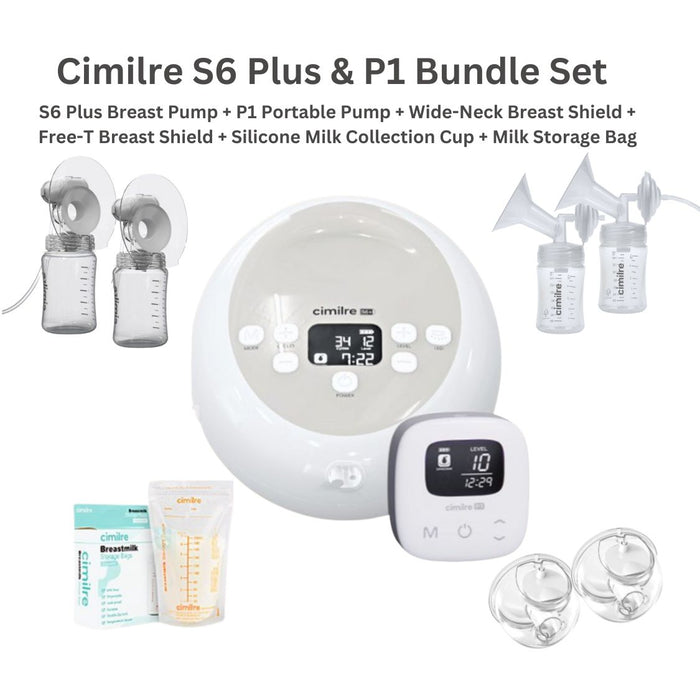 Cimilre S6 Plus & P1 Breast Pump Bundle Set