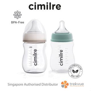 Cimilre Wide Neck PP Premium Bottle (2/Pack)