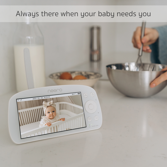 Neero Video Baby Monitor Non Wi-Fi, X-Large 5.5" HD Screen ( Local Warranty )