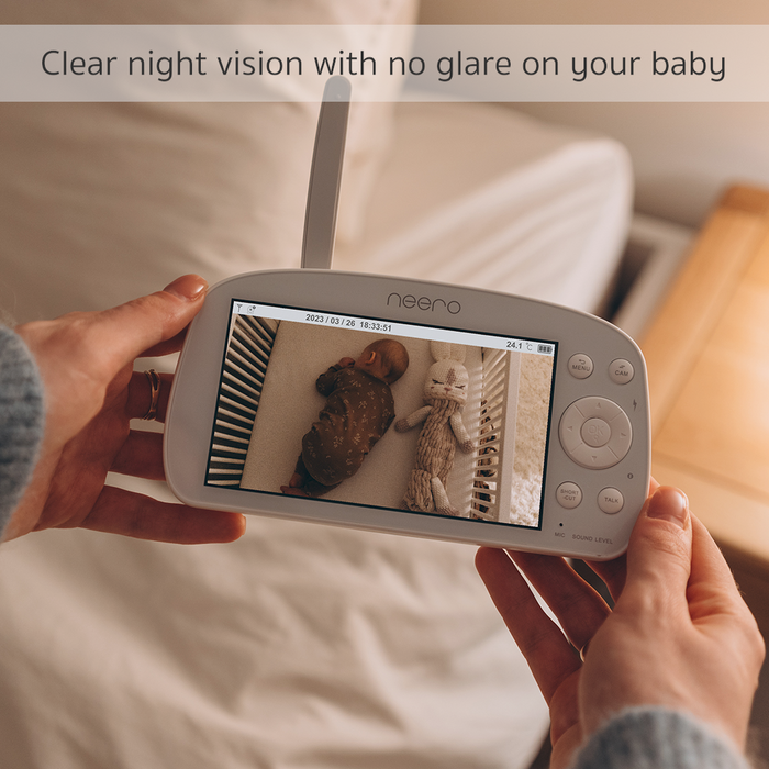 Neero Video Baby Monitor Non Wi-Fi, X-Large 5.5" HD Screen ( Local Warranty )