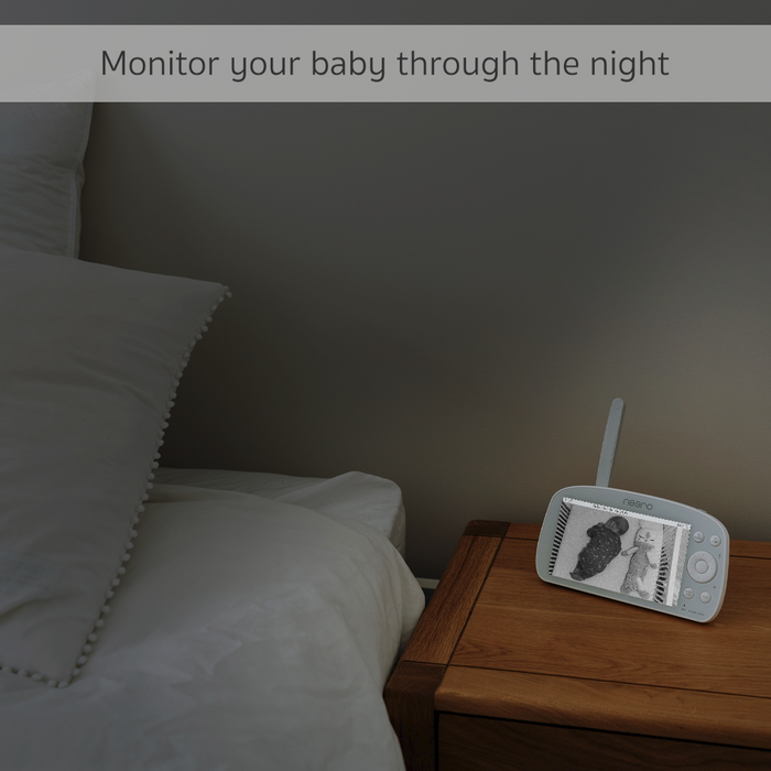 Neero Video Baby Monitor Non Wi-Fi, X-Large 5.5" HD Screen ( Local Warranty )