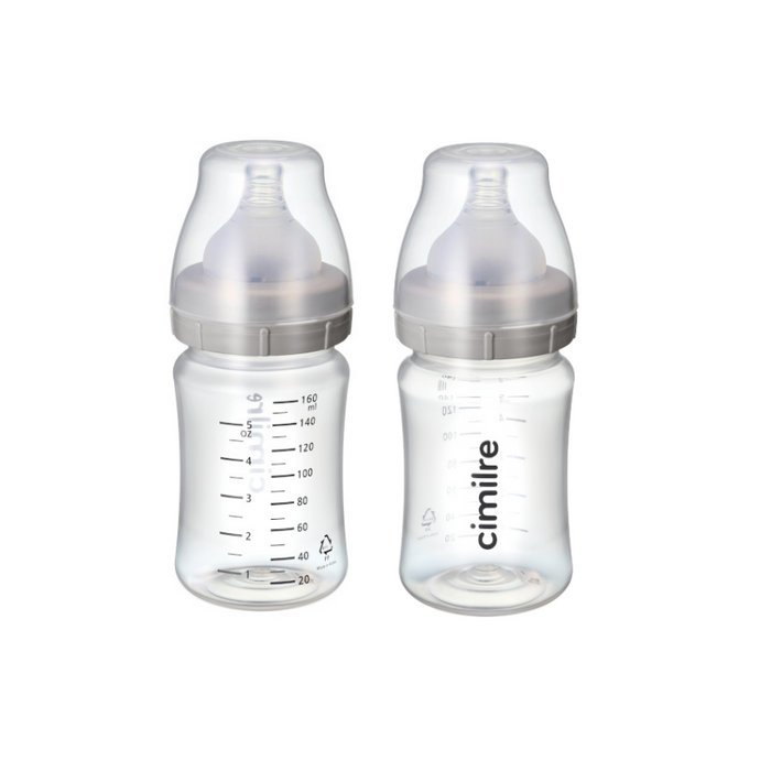 Cimilre Wide Neck Milk Storage Bottle 160ml ( 2/pack )